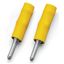 Test socket insulated 2.3 mm Ø yellow thumbnail 2