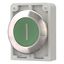 Pushbutton, RMQ-Titan, flat, maintained, green, inscribed, Front ring stainless steel thumbnail 8