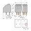 PCB terminal block push-button 0.5 mm² gray thumbnail 2