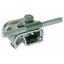 Gutter clamp Al f. bead 16-22mm with clamping frame f. Rd 8-10mm thumbnail 1