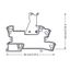 Relay module Nominal input voltage: 110 VDC 2 changeover contacts thumbnail 1