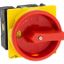 Main switch, T3, 32 A, flush mounting, 1 contact unit(s), 2 pole, Emergency switching off function, With red rotary handle and yellow locking ring, Lo thumbnail 8