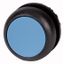 Pushbutton, RMQ-Titan, Flat, momentary, Blue, Blank, Bezel: black thumbnail 1