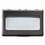 PUSH-BUTTON WITH BACKLIT NAME PLATE 250V ac - NO 10A - 3 MODULES - SYSTEM BLACK thumbnail 2