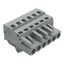 1-conductor female connector CAGE CLAMP® 2.5 mm² gray thumbnail 1