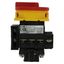 Main switch, P1, 40 A, flush mounting, 3 pole + N, 1 N/O, 1 N/C, Emergency switching off function, With red rotary handle and yellow locking ring, Loc thumbnail 29