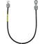 Earthing cable 10mm² / L 1.0m black w. 1 open cable lug (C) M8 a. (A)  thumbnail 1