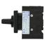 On-Off switch, P1, 40 A, flush mounting, 3 pole, 1 N/O, 1 N/C, with black thumb grip and front plate thumbnail 25