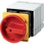 Main switch, T5B, 63 A, flush mounting, 5 contact unit(s), 9-pole, Emergency switching off function, With red rotary handle and yellow locking ring thumbnail 2