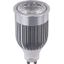 LED GU10 MR16 PMMA 50x91 230V 520Lm 8W 827 38° AC Silver Dim thumbnail 1