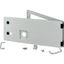 Opening metal front plate for drawer, NZM, closed IP55, H=225mm, grey thumbnail 4