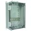 Surface mountable insulating enclosure IP 54 f. DIN rail mounted dev.  thumbnail 1
