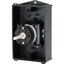 Main switch, T0, 20 A, surface mounting, 1 contact unit(s), 2 pole, STOP function, With black rotary handle and locking ring, Lockable in the 0 (Off) thumbnail 60