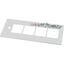 Front cover, +mounting kit, for meter 4x96 +1S, HxW=200x600mm, grey thumbnail 4
