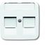 1800-214 CoverPlates (partly incl. Insert) carat® Alpine white thumbnail 1