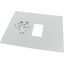 Front cover, +mounting kit, for NZM3, vertical, 3p, HxW=600x425mm, grey thumbnail 2