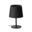 SAVOY BLACK TABLE LAMP BLACK LAMPSHADE thumbnail 1