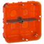 Flush mounting box Batibox - depth 50 mm - 142 x 142 mm - multi-material thumbnail 2