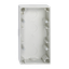Surface-mounted housing, 2-gang, polar white, M-Smart/Artec thumbnail 5
