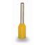 Ferrule Sleeve for 0.25 mm² / AWG 24 insulated yellow thumbnail 1