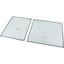 Bottom plate, galvanized, divided 6/4, PIFT, for, WxD=1000x800mm, up to IP55 thumbnail 3