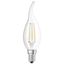 LED Bulb Filament E14 4W B35 CH 2700K 2pcs thumbnail 2