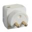 Luminaire plug for mounting on cables surface straight 2P 6A 250V polar white thumbnail 3