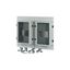 Front plate, 2xNZM4, 3p, withdrawable, W=800mm, IP55, grey thumbnail 6
