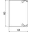 LKM40060RW Cable trunking with base perforation 40x60x2000 thumbnail 2