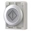 Illuminated pushbutton actuator, RMQ-Titan, Flat, momentary, White, inscribed, Metal bezel thumbnail 3