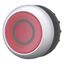 Illuminated pushbutton actuator, RMQ-Titan, Flush, momentary, red, inscribed, Bezel: titanium thumbnail 4
