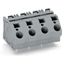 PCB terminal block 6 mm² Pin spacing 12.5 mm gray thumbnail 1