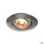 EASY-INSTALL LED, DL, indoor recessed ceiling light, 2700K, brushed aluminium thumbnail 1
