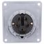 CEE-Panel mounting socket,5-pole, 16A, 400V, IP44, Angle 15ø thumbnail 2