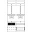 KA4030Z Meter panel, Field width: 2, Rows: 0, 900 mm x 500 mm x 160 mm, IP2XC thumbnail 7