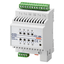 ACTUATOR FOR ROLLER SHUTTERS - 4 CHANNELS - 6A - KNX - IP20 - 4 MODULES - DIN RAIL MOUNTING thumbnail 1