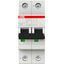 S202M-K10UC Miniature Circuit Breaker - 2P - K - 10 A thumbnail 1