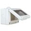 Outdoor surface mount box, IP55, transparent lid, 3M, white thumbnail 12