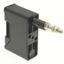 Fuse-holder, LV, 20 A, AC 690 V, BS88/A1, 1P, BS, front connected, back stud connected, black thumbnail 4