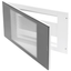 DOMO CENTER - ENCLOSURE - 40 MODULES - DOOR SMOKED TRANSPARENT GLASS - WHITE RAL 9003 thumbnail 1