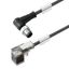Valve cable (assembled), 90&deg; plug - valve plug, DIN design C (8 mm thumbnail 1