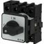 On-Off switch, P1, 40 A, flush mounting, 3 pole + N, with black thumb grip and front plate thumbnail 3