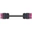 pre-assembled interconnecting cable Eca Socket/plug pink thumbnail 2