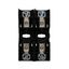 Eaton Bussmann Series RM modular fuse block, 250V, 0-30A, Screw w/ Pressure Plate, Two-pole thumbnail 1