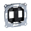 Supporting plates for modular jack connector, black thumbnail 4
