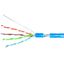 F/UTP Cable Cat.5e, 4x2xAWG24/1, PVC, Eca, blue, Drum thumbnail 1