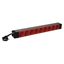PDU 19 inches 1U 9 x 2P+E french standard tamperproof red outlets thumbnail 1