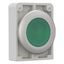 Illuminated pushbutton actuator, RMQ-Titan, Flat, momentary, green, Blank, Metal bezel thumbnail 12