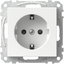Exxact single socket-outlet earthed screwless white thumbnail 4