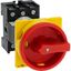 Main switch, P1, 25 A, rear mounting, 3 pole, Emergency switching off function, With red rotary handle and yellow locking ring, Lockable in the 0 (Off thumbnail 38